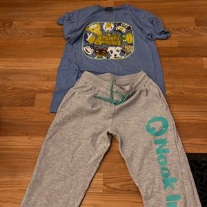 Animal crossing men shirt s & animal crossing  juniors sweats girls size xs